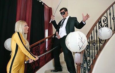 Audrey Bitoni and Riley Evans in Matar Ramon! from 
