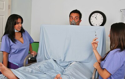 Holly West and Sophia Lomeli in Under the knife, or Impaled by Sword from