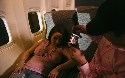 Lily Lovely in Tits On A Plane Part 1 from 