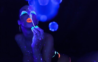 Jada Stevens in Blacklight Booty from 