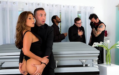 Akira Lane in Rest In Big Cock Peace from 