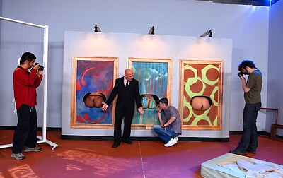 Julie Cash and Richelle Ryan in Modern Museum of Fine Ass from