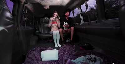 Ailee Anne in Revenge Sex on the Bus from 