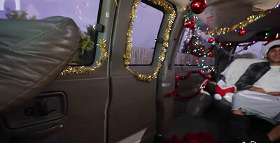 Marica Chanelle and Tattedbad in Looking for Christmas Dicks from
