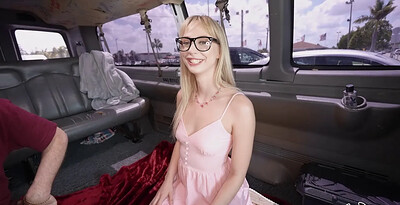 Stella Chiyoki in Blonde on the Bus from