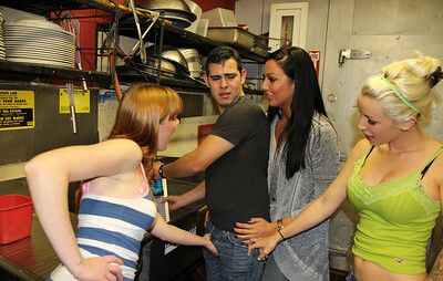 Marie McCray and Stevie Shae in The Cook Is In The Pussy from 