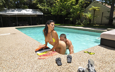 Cassandra Cruz in Pool Side Fuckin' from 