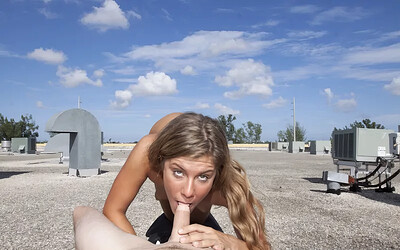 Nikki in Roof-Top Cock! from 