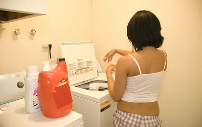 Anna in Sex In The Laundry Room from 