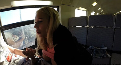 Kyra Hot in Big Tit Babe Gets Wild On a Public Train from 