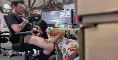 Alina Belle in Alina Belle Blows Editor from 