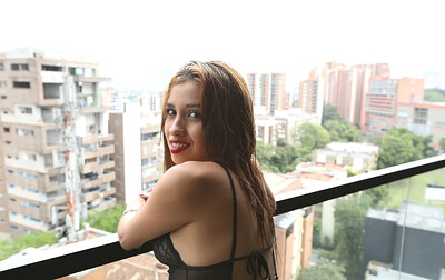Laura Brown in Colombian Chick Loves to suck Cock from 