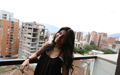 Mia Wright in Hot Colombian Chick Wants To Be A Model from 