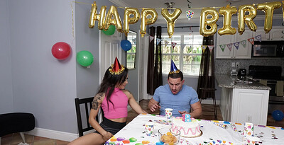 Holly Hendrix in Doing Anal At Her Bday Party from 