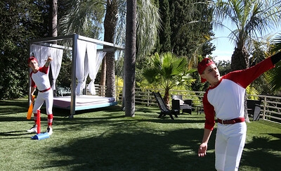 Dee Williams in Baseball Practice Turns Into A Wild Threesome from 