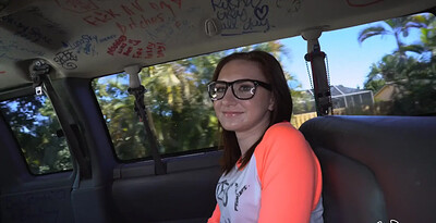 Kelsey Kage in Hot Nerd Fucks on the Bus from 