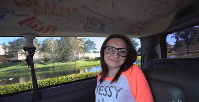 Kelsey Kage in Hot Nerd Fucks on the Bus from 