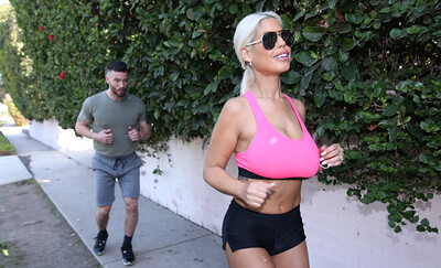 Bridgette B in Busty Jogger's Anal Fuck from