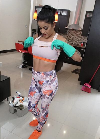 Mia Martinez in Maid Squirts on That Dick from