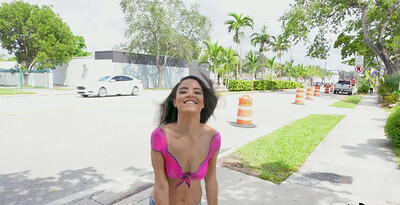 Maya Bijou and Raye in Maya Bijou Gets Fucked in Public from