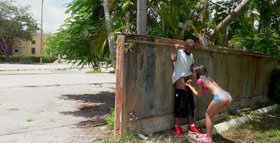 Maya Bijou and Raye in Maya Bijou Gets Fucked in Public from