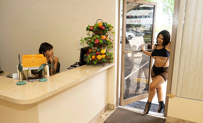 Rose Monroe and Holly Hendrix in Huge Office Orgy from