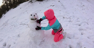 Amia Miley and Miles Long in Amia Miley's Winter Holiday from 