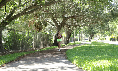 Violet Myers in Violet Creampied By Jogging Partner from