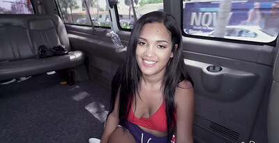 Alina Belle in Brazilian Alina Bounces On the Bus from 