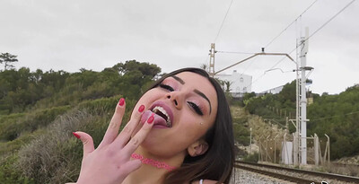 Martina Smeraldi in Anal In Public Makes Her Squirt from 