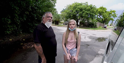 Harlow West in Daddy's Girl Goes For a Ride from 