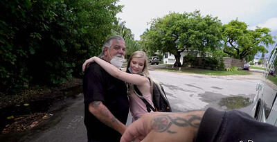 Harlow West in Daddy's Girl Goes For a Ride from 