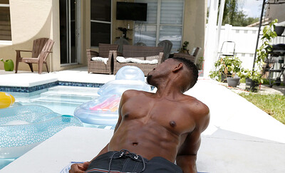 Destiny Cruz in Step Daughter's Poolside Fuck from 