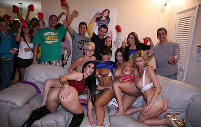 Lisa Ann and Diamond Kitty in Pornstars and Lisa Ann in your dorm from 