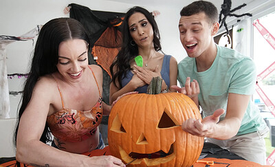 Tia Cyrus in Swalloween Treat from