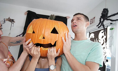 Tia Cyrus in Swalloween Treat from