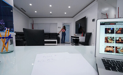 Mona Azar in Mona's First Casting from 