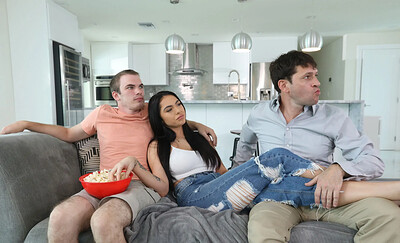 MJ Fresh in Step Family Sex Trio from