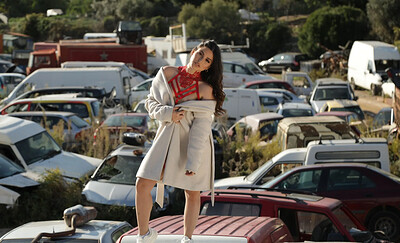 Ariana Van X in Fuckin' In The Junkyard from 