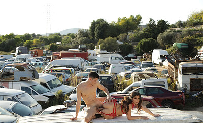 Ariana Van X in Fuckin' In The Junkyard from 