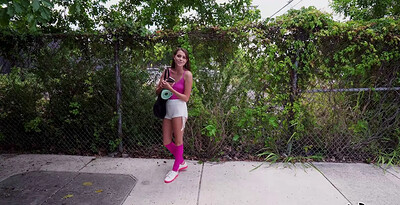 Selena Love in Pink Yoga Girl from 