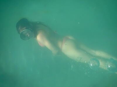 Callie Calypso in Deep sea dick from
