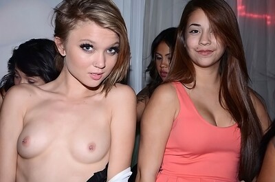 Mackenzie Banks and Rilynn Rae in Pussy wheel from