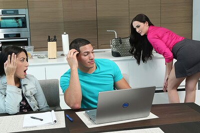 Bianca Breeze and Kimberly Gates in Cumming in the breeze from