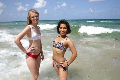 Lily Rader and Penny Nichols in Bikini bliss from
