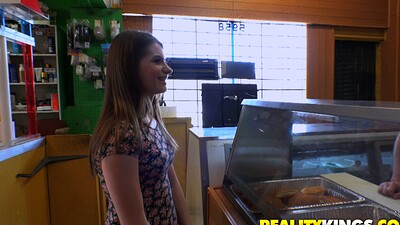 Alice March and Adrian Maya in Hot dog stand from 