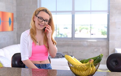 Alena Croft and Haley Mae in Right down the slit from 