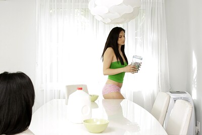 Kiley Jay and Alexis Deen in Footsie For Breakfast from