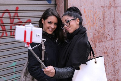 Carolina Abril and Julia De Lucia in In For A Treat from 