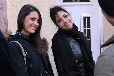 Carolina Abril and Julia De Lucia in In For A Treat from 